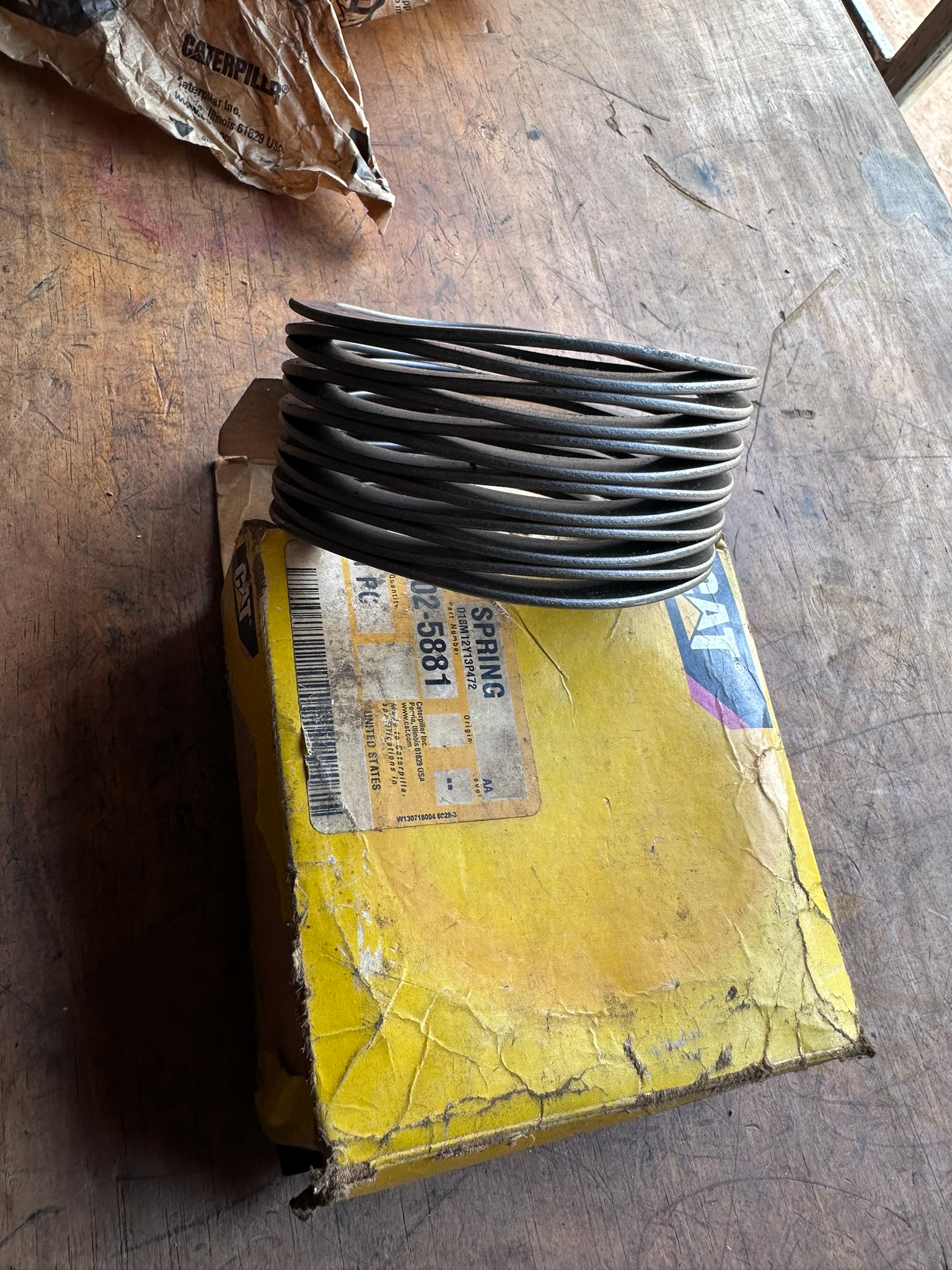 102-5881 50.00mm Free Length Spring | ibrat® Parts Store - Image 2